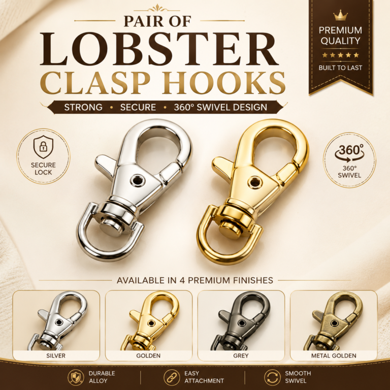 Pair of Lobster Clasp Hooks