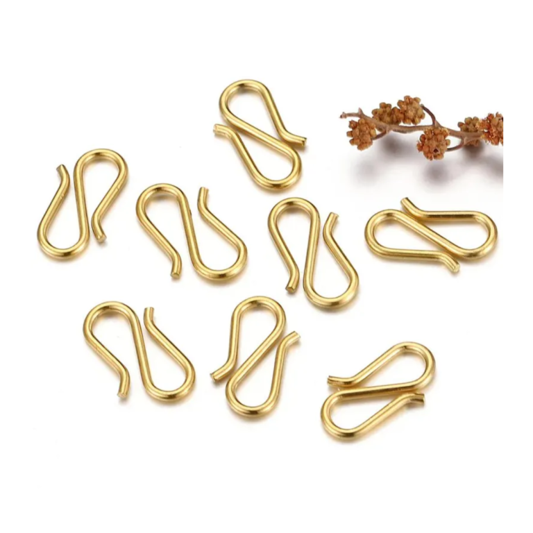 Premium Stainless Steel S-Buckles (20 Pcs)