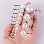 White Shell Pearl Beads (All Sizes 2mm–10mm)