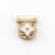 Floral Round Lock – Golden