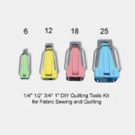 Fabric Bias Tape Maker Set (6mm–25mm)