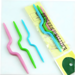 ABS Plastic Curved Knitting Needles (3 Pcs)