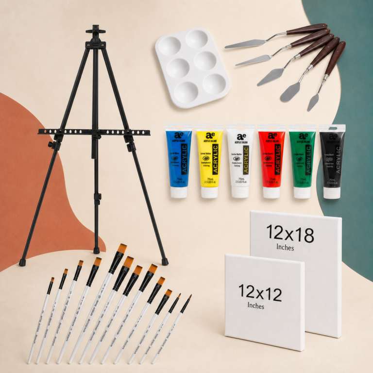 Complete Acrylic Painting Kit