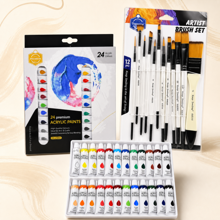 Acrylic 24 Colour Kit