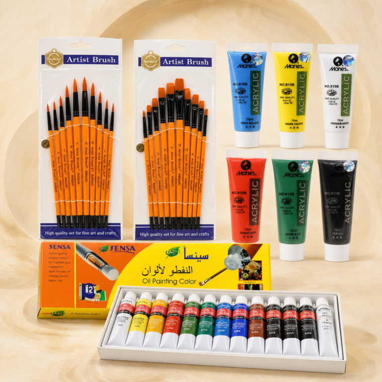Oil Acrylic 24 Brush Kit