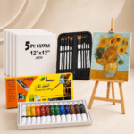 Oil Canvas Easel Kit